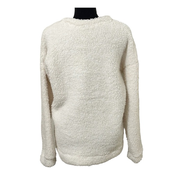 ๐ The Ohio State Long Sleeve Pullover Sherpa Sweatshirt Size Jr. Medium - Picture 3 of 12